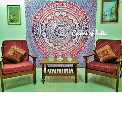 Pink Wall Tapestry, Yoga Studio Decor, Ombre Tapestry, Beach Blanket, Bohemian Throw, Dorm Decor, FREE SHIPPING