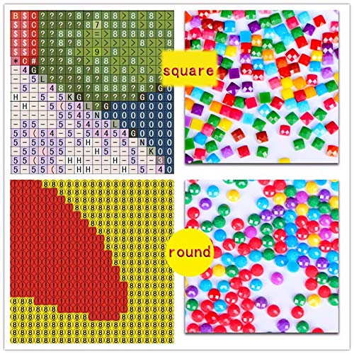 Pintura de Diamante DIY 5D Talla Grande Kit orangután Taladro completo Diamond Painting Cristal pedrería Bordado de Punto de Cruz Salón pared Home Wall Art Decor F1272 Round drill,50x70cm