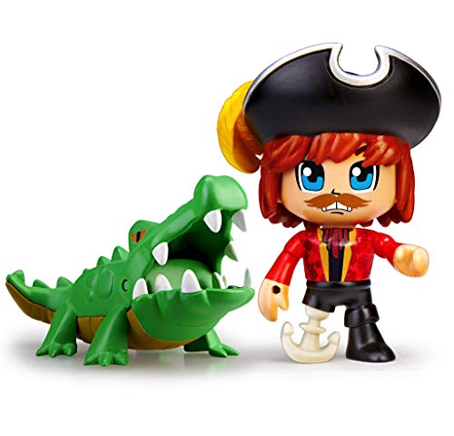 Pinypon Action- Isla Pirata del Capitán Caimán con 2 Figuras, niñas de 4 a 8 años (Famosa 700015637)