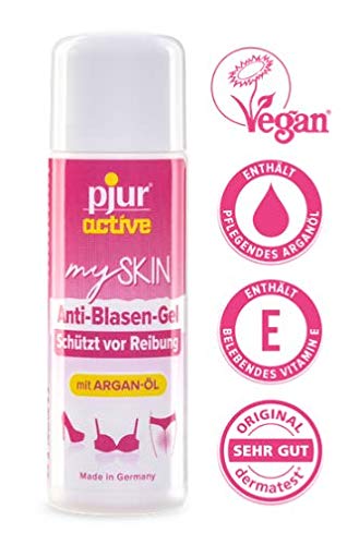 pjuractive mySKIN - Gel protector cutáneo para mujeres - No más ampollas ni rozaduras gracias a la capa protectora invisible (30ml)