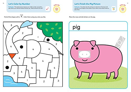 Play Smart Animal Picture Puzzlers Age 3+, Volume 12: At-Home Activity Workbook: Preschool Activity Workbook with Stickers for Toddlers Ages 3, 4, 5: ... Games (Full Color Pages) (Gakken Workbooks)