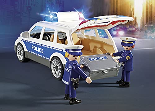 PLAYMOBIL- City Action Playset, Coche de Policía con Luces y Sonido, Multicolor (6920)
