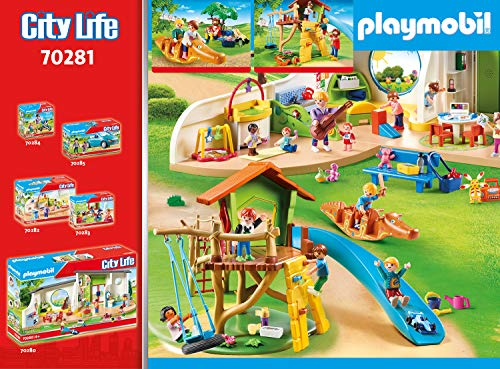 PLAYMOBIL City Life Parque Infantil Aventura, A partir de 4 años (70281)