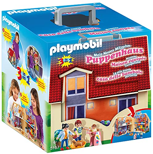 PLAYMOBIL Dollhouse Casa de Muñecas Maletín, A partir de 4 años (5167)
