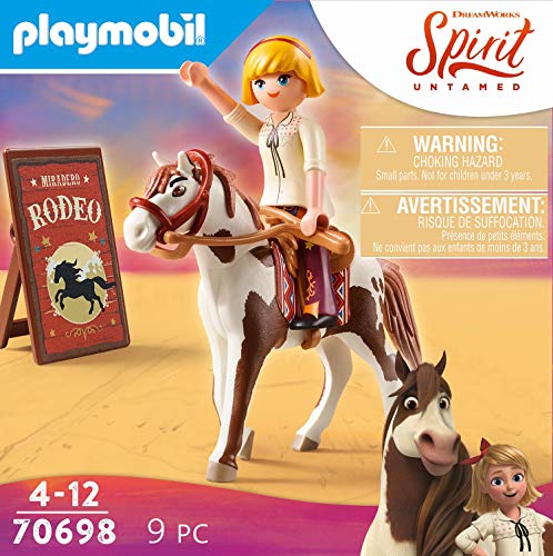 PLAYMOBIL DreamWorks Spirit Untamed 70698 Miradero Rodeo Abigaíl, A partir de 4 años