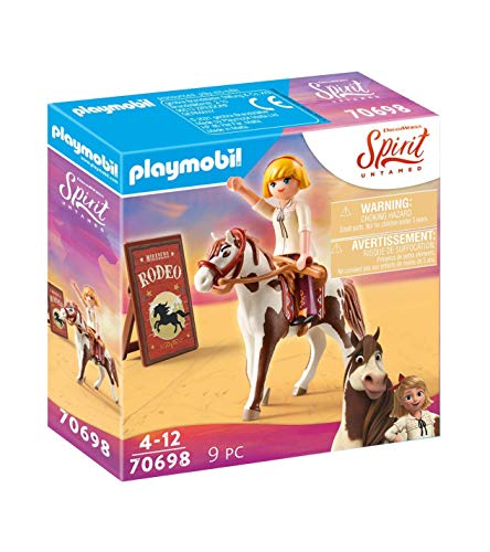 PLAYMOBIL DreamWorks Spirit Untamed 70698 Miradero Rodeo Abigaíl, A partir de 4 años