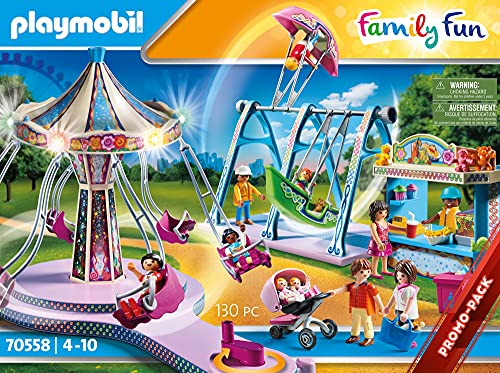 PLAYMOBIL Family Fun Gran Parque de Atracciones, A partir de 4 años (70558)