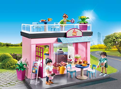 Playmobil - Mi cafe favorito, Playset de Figuras, Color Multicolor, 70015
