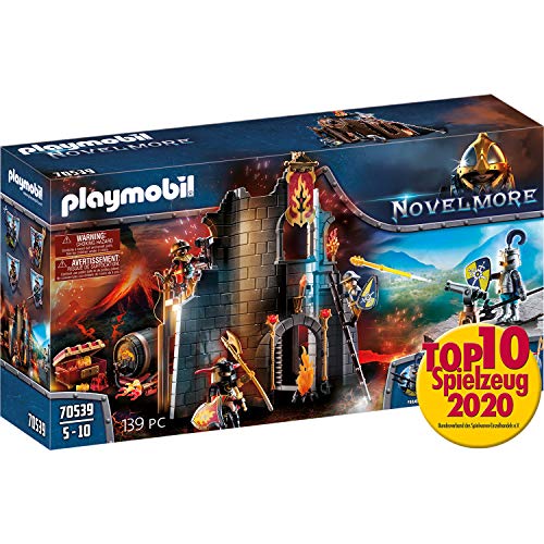 Playmobil Novelmore 70539 Burnham Raiders - Rúina de fuego para niños de 4 a 10 años