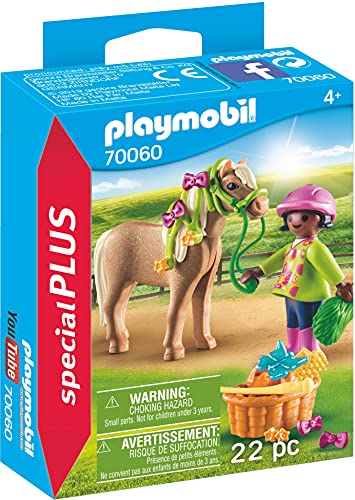 PLAYMOBIL Special Plus 70060 Especial Niña con Pony, a partir de 4 Años