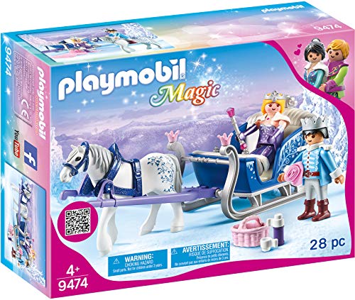 Playmobil- Trineo con Pareja Real Set Juguetes, Multicolor (geobra Brandstätter 9474)
