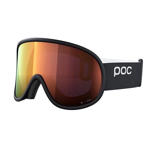 POC Retina Big Clarity Gafas de esquí, Adultos Unisex, Uranium Black/Spektris Orange, Talla única