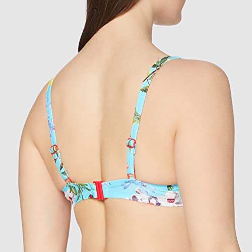Pour Moi? Odyssey Underwired Non Padded Top Parte de Arriba de Bikini, Multicolor (Seville Seville), 95G (Talla del Fabricante: 36F) para Mujer
