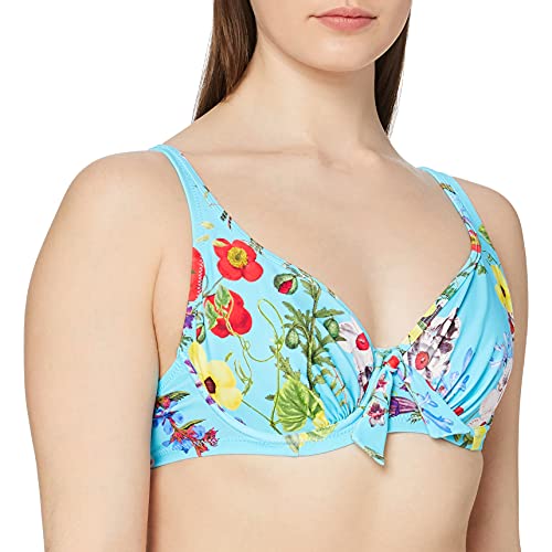 Pour Moi? Odyssey Underwired Non Padded Top Parte de Arriba de Bikini, Multicolor (Seville Seville), 95G (Talla del Fabricante: 36F) para Mujer