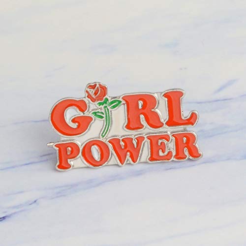 Power Pin Broche Insignia Jeans Ropa Cap Bag Creative Gift Girls