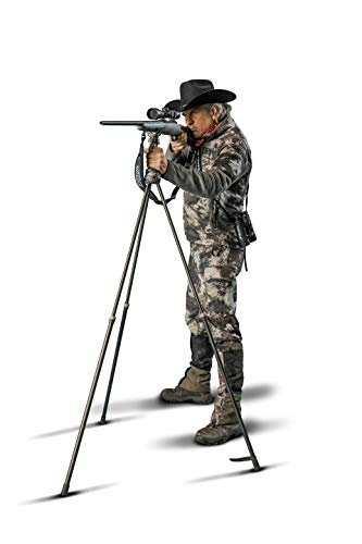 Primos Hunting 65815 Primos Trigger Stick Gen 3 Series-Trípode Alto Jim Shockey, Negro, 46.00in. x 6.00in. x 2.50in