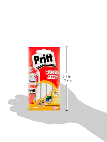 Pritt Multitack, 65 masillas adhesivas multiusos, removible y reutilizable