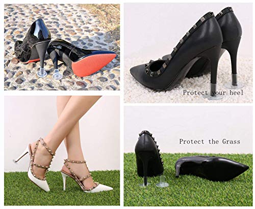 Protector de Tacón Alto，Mnioky Protectores Zapatos de Mujer Tacos Tapones para Razas, Bodas, Ocasiones Formal