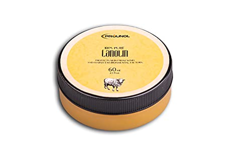 PROUNOL Lanolin Pure (Lanolina Anhidra) 60ml - 100% Natural Crema para manos y pies