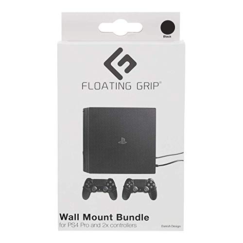 PS4 Pro Wall Mounts by Floating Grip - Bundle (148-151B-BU)