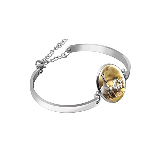 Pulsera Mujer Regalo De Cumpleaños Navidad San Valentín Y Aniversario Para Mujer Madre Esposa Y Novia Caballo Al Galope