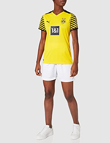 Puma Borussia Dortmund Temporada 2021/22 Juego, Completa Primera Equipación, Hombre, Cyber Yellow Black, 152