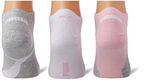 PUMA Lifestyle Sneaker-Trainer Socks (3 Pack) Calcetines, Basic Pink, 35/38 Unisex Adulto