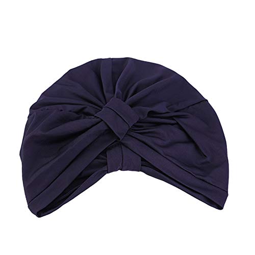 QCLU Mujeres Hijab Sombrero de algodón Turbante Turbante Dome Gorra de Cabeza para Musulmán Hijab Head Bufandas Ladies Chemo Bandanas Accesorios para el Cabello, Paquete de 5 (Color : A)