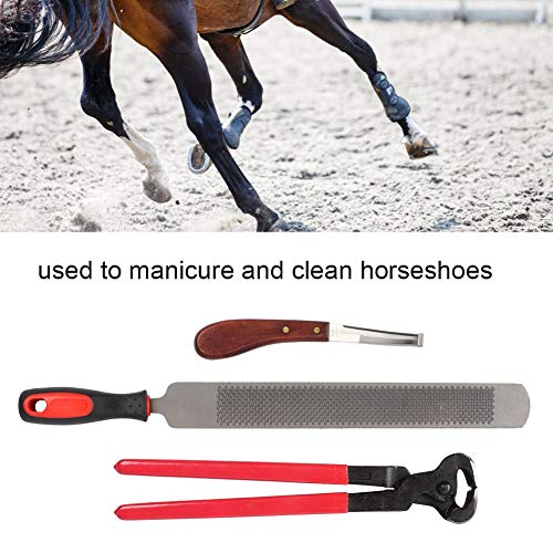 Qqmora Caballos Farriers Recorte de caballos, alta resistencia, cuchillo de caballo para caballo para manicura de herraduras para establos para herraduras limpias