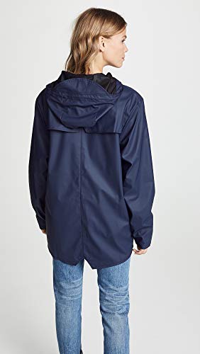 Rains Jacket, Impermeable para Hombre,, color azul, talla Large