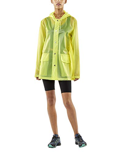 Rains Unisex Ltd Rain Jacket Yellow in Size Small/Medium