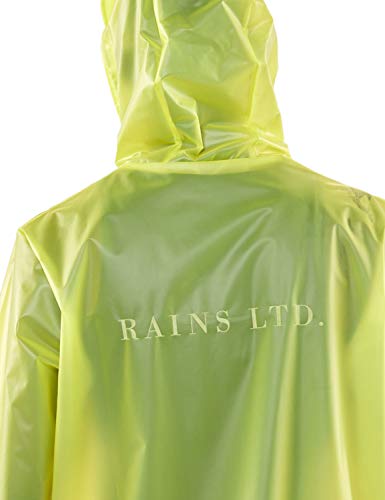 Rains Unisex Ltd Rain Jacket Yellow in Size Small/Medium