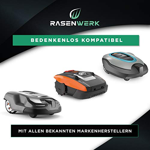 RASENWERK® - Cable perimetral universal para robots cortacésped - Cable de cobre estañado - Accesorio para robots cortacésped - Fabricado en Alemania – Ø2,7 mm - 50 m