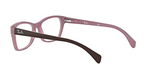 Ray-Ban 0rx 5298 5386 53 Monturas de Gafas, Top Matte Brown on Opal Pink, Mujer