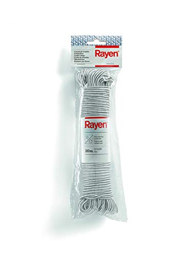 Rayen | Cuerda de tendido | Cuerda de Nylon | Uso Interior y Exterior | Antideslizante | 20m de tendido