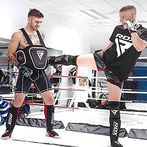 RDX Protector de Pecho MMA Boxeo Vientre del Protección Cuerpo para Pecho Peto Taekwondo