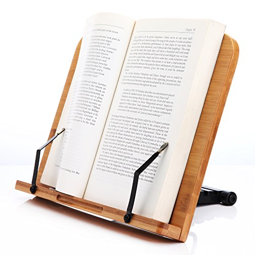 Readaeer Soporte de Libro para Lectura, Bambú Natural, Elige para los lectores