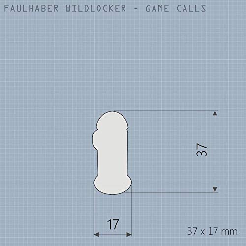 Reclamo para ciervos de Faulhaber Wildlocker, tamaño M, juego de 2 unidades, para corzos