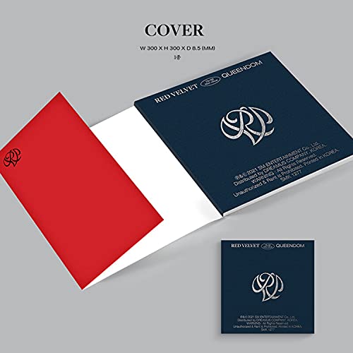 RED VELVET 6nd Mini Album - QUEENDOM [ QUEENS Ver. ] Photobook + CD-R + Envelope + Portrait Card + Postcard + Bookmark + Photo Card + OFFICIAL POSTER