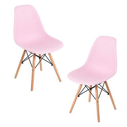 Regalos Miguel - Packs Sillas Comedor - Pack 2 Sillas Tower Basic - Rosa - Envío Desde España