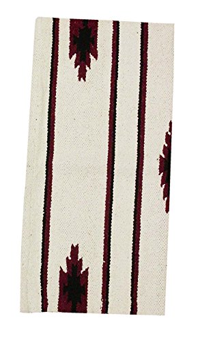 Reitsport Amesbichler AMKA Western pad - Manta para sillín de poni (66 x 66 cm), color blanco