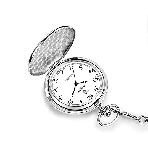 Reloj de bolsillo, reloj de bolsillo con hebilla de herradura, clásico, retro, nostalgia, padres, venta de relojes mecánicos para hombre (color 2)