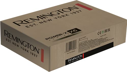 Remington Máquina de Cortar Pelo X6 Power-X Series - Cortapelos con Cable e Inalámbrico, Cuchillas de Acero de Calidad Japonesa, 90 min Autonomía, Plata - HC6001