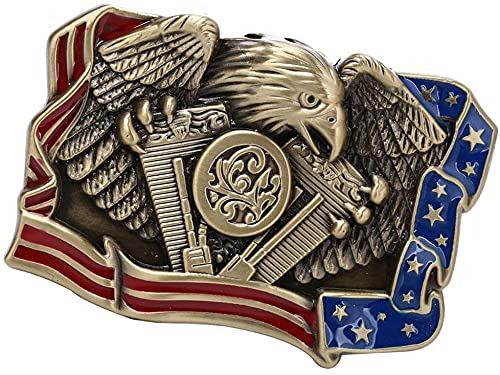 Retro Vintage Western aleación de zinc Cowboy hombres águila cinturón hebilla reemplazo diseño práctico y duradero