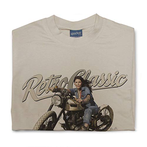 RetroClassic Custom Triumph Board Track Racer - Camiseta para hombre