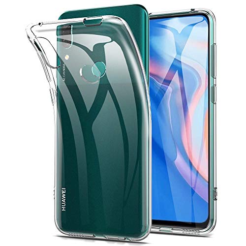 REY - Funda Carcasa Gel Transparente para Huawei P Smart Z - Y9 Prime 2019, Ultra Fina 0,33mm, Silicona TPU de Alta Resistencia y Flexibilidad