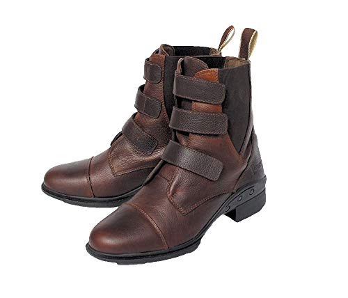 Rhinegold Brown Elite Montana Velcro Paddock Boot-3(36)-Marrón, Unisex, Size 3 (EU36)