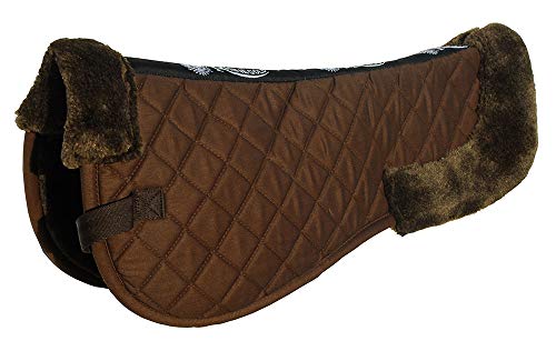 Rhinegold Comfort Saddle Pad-Pony-Brown Almohadilla de sillín, marrón