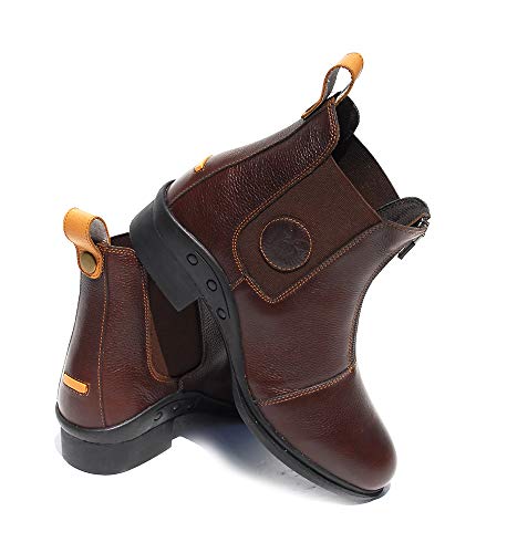 Rhinegold Elite Nevada Jodhpur Boot-3 (36)-Brown Bota Cuero, marrón, Size 3 (EU36)