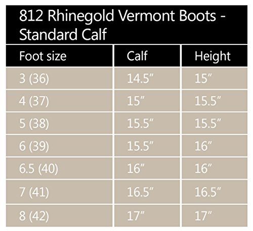 Rhinegold Waterproof Boots-Wide Leg Brown, Elite Vermont-Botas de caña Ancha (6,5 40), Color marrón Unisex Adulto, Size 6.5 (EU40)